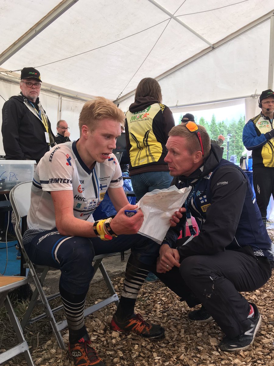 fin5_2017's tweet photo. Olli Ojanaho takes the lead in #JWOC2017 long. Is he going to win his 3rd gold in a row? https://t.co/GZjdxuGxZu