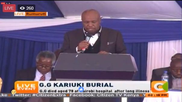 RadioCitizenFM's tweet image. I knew G.G. in the 1950s as a Legco Member. He was among the country’s vibrant young men agitating for independence - President Moi #RIPGG