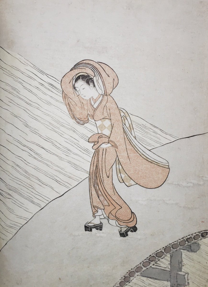 ukiyoe_bot's tweet photo. 鈴木春信「見立佐野の渡り」　1765年
https://t.co/Fdoql3HcbB