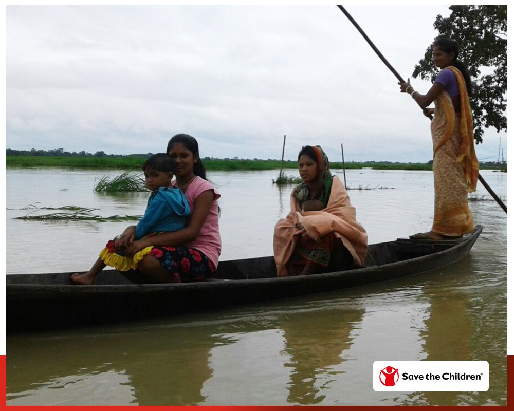 balrakshabharat's tweet photo. A trail of destruction left behind by devastating #AssamFloods. Children are worst-hit. Every bit of help counts. https://t.co/uVdE90yMD0 https://t.co/YiGNCPsFtZ