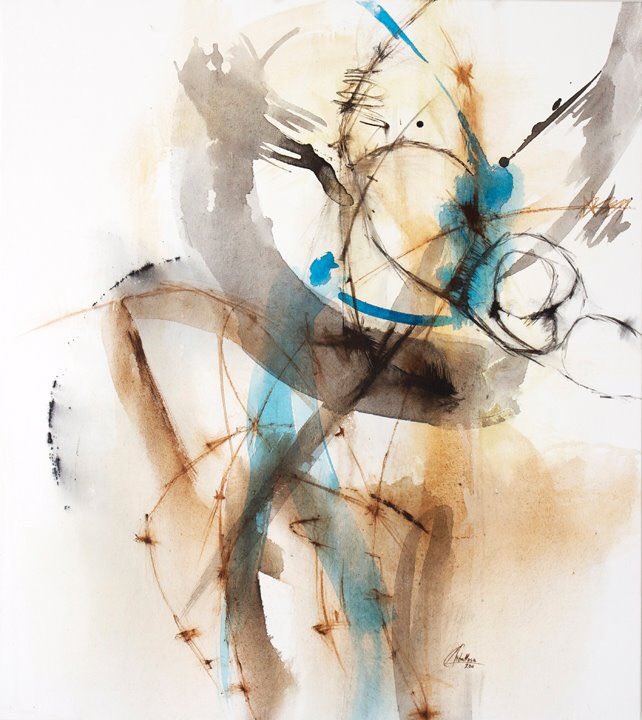 Earth #abstract #painting #contemporaryart #artist #anacarballosa #studio