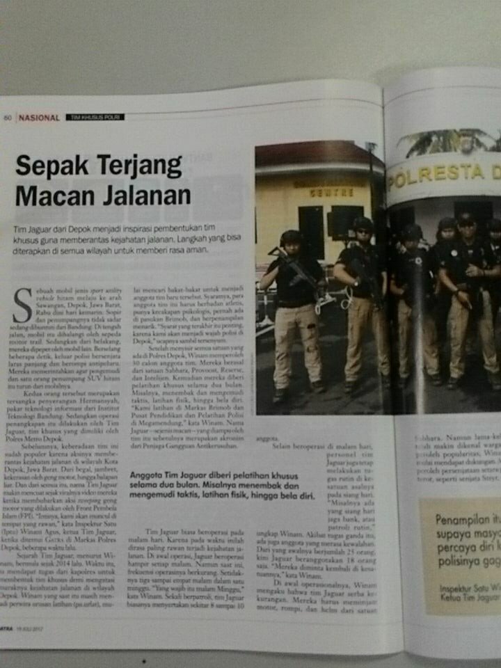 emeswe's tweet photo. Yang mau tahu ttg Tim polisi yg tangkap penganiaya pakar IT ITB. #BacaGATRA menarik liputan om @CavinRubenstein @TwetPolisi @DivHumasPolri https://t.co/uNMuAK3PrZ