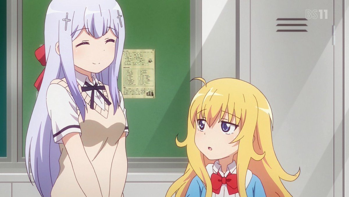 габриэль аниме. габриэль уайт тенма. лентяйка габриэль аниме. габриэль дропаут. габриэль бросает школу аниме.