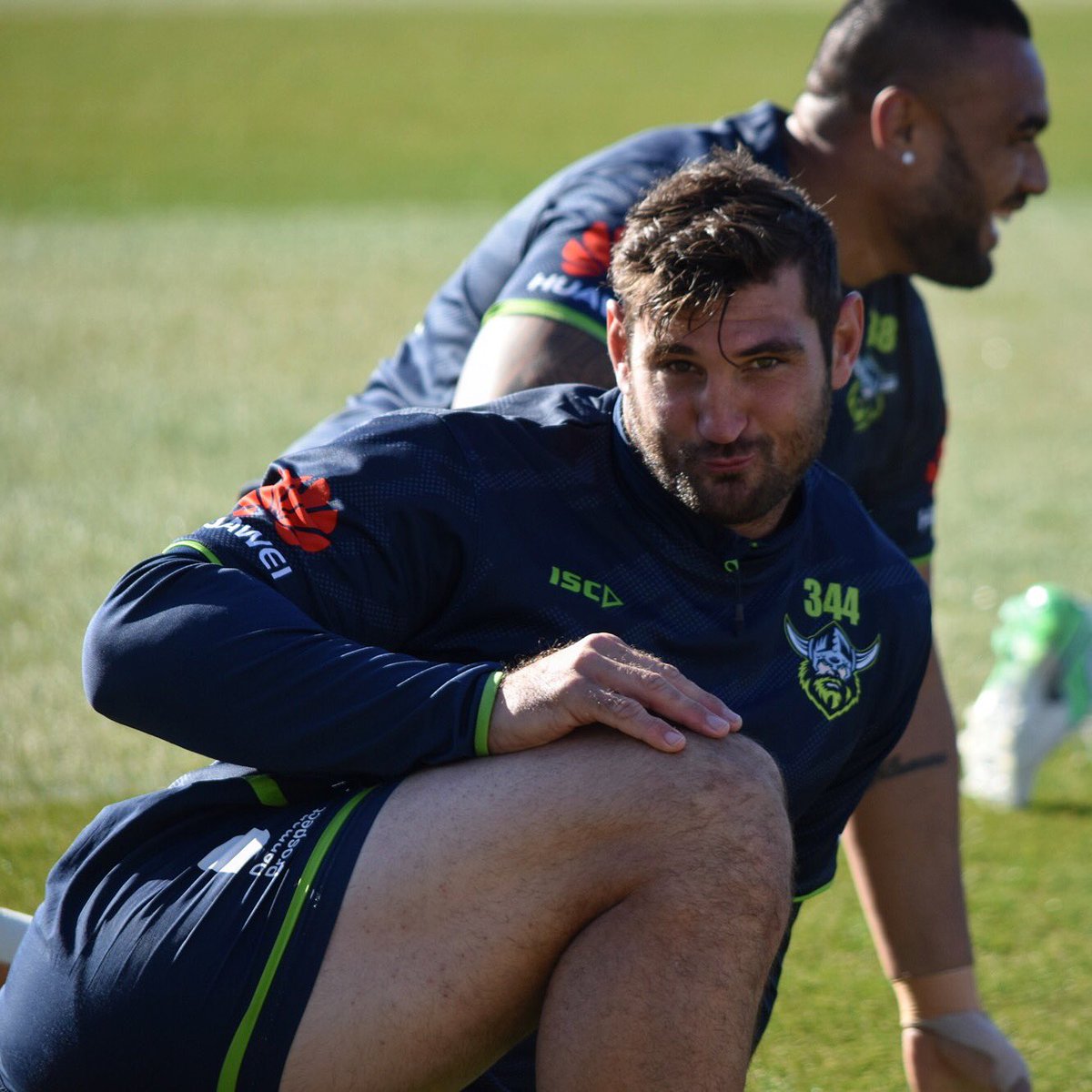 When you offload the ball for the winning try. #NRLRaidersDragons #BleedGreen