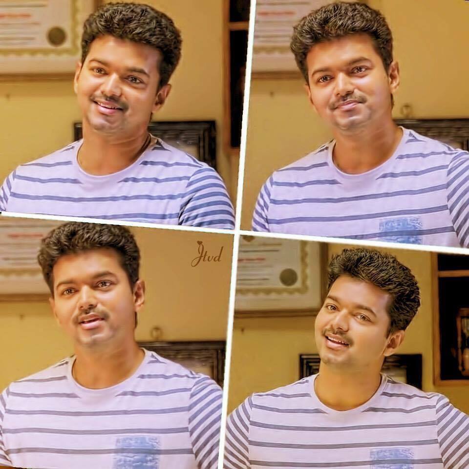 SSMusicTweet's tweet image. The Charmness that is #Thalapathy @actorvijay !