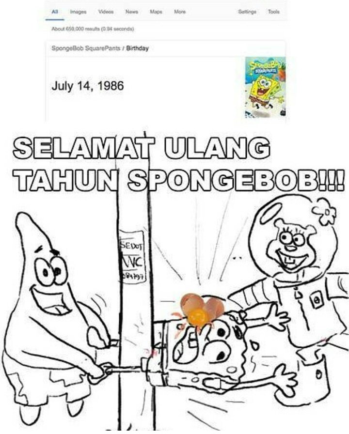 HAPPY BIRTHDAY SPONGEBOB SQUAREPANTS  