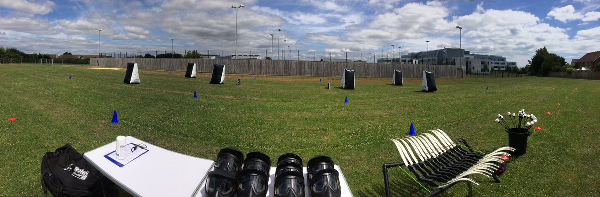 ArrowGamesUK's tweet photo. All set for a fun afternoon! #archerytag #makeschoolfun https://t.co/Cgt9VeNbDp