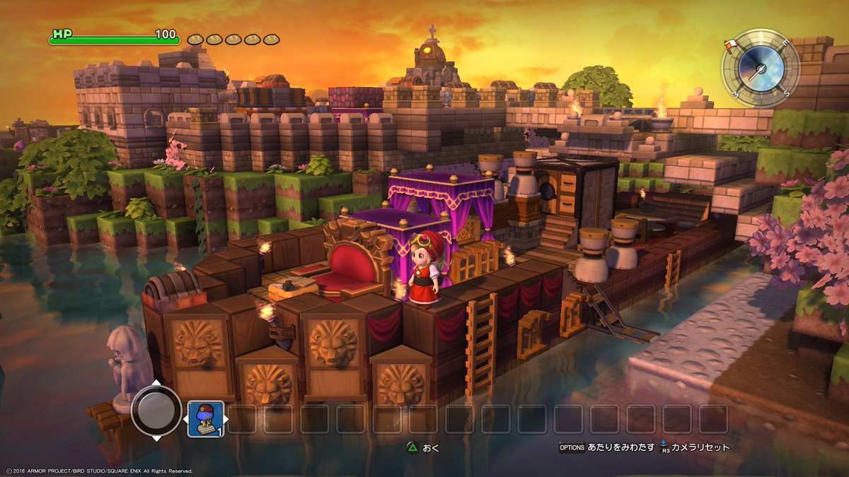 うみうさぎ Ar Twitter グランドタイタス号と 拠点の旗を利用した小舟 お姫様の寝室 にして 寝ることもできます Dqbコンテスト Dq10