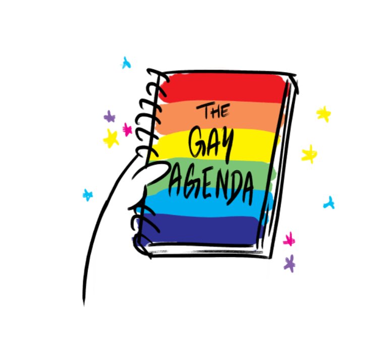 Gay agenda devised name calling