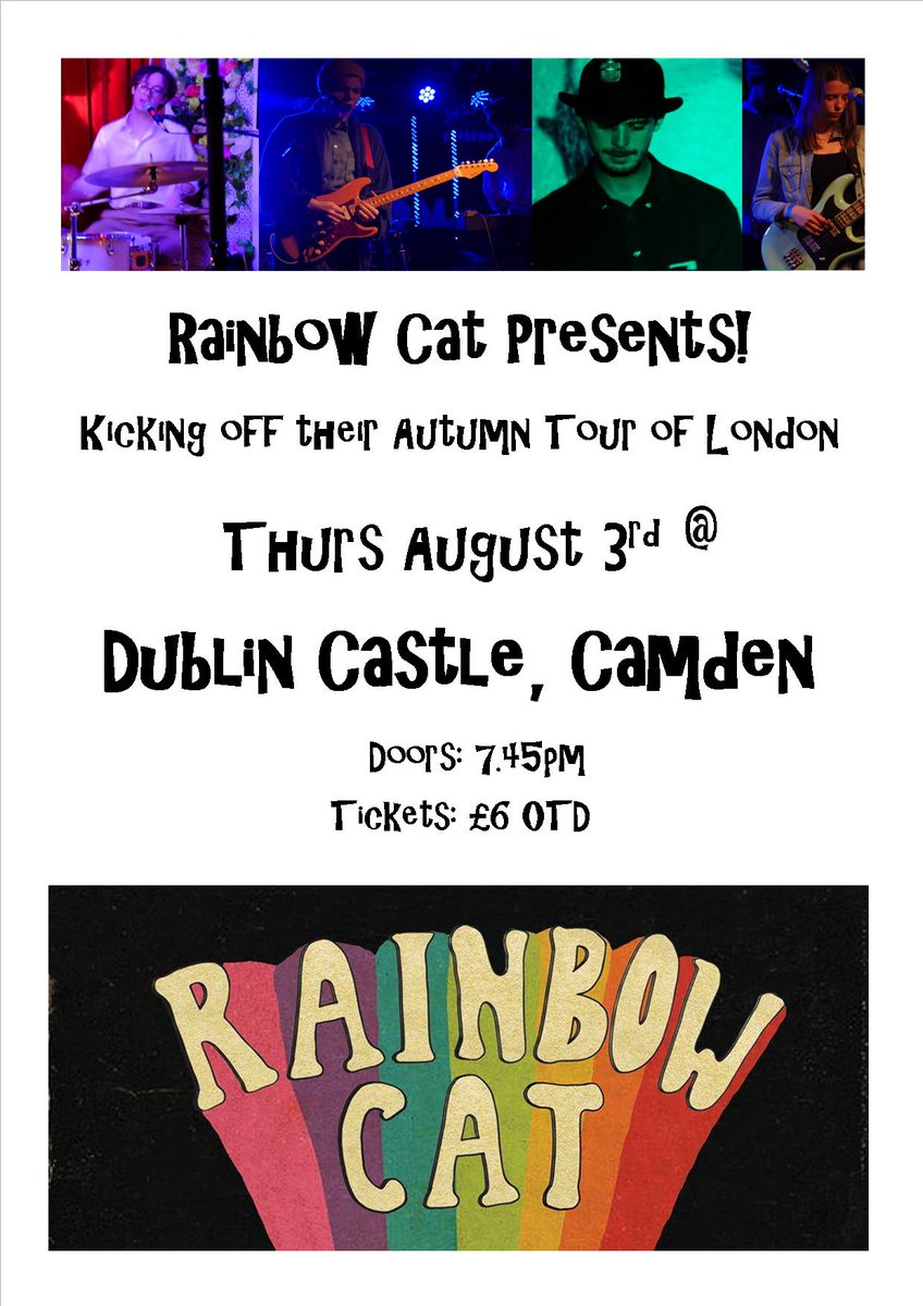 Rainbow Cat at the <a href="/DublinCastle/">The Dublin Castle</a> Aug 3rd x