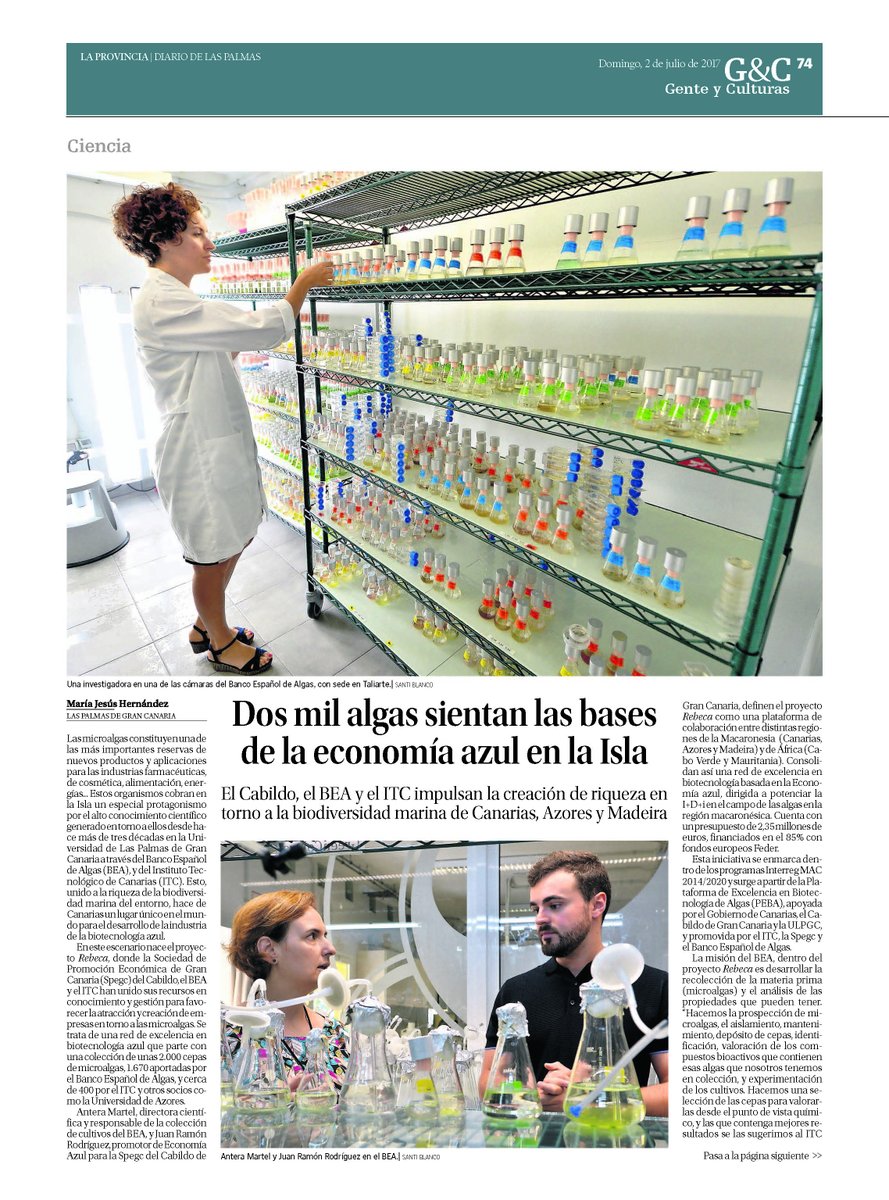 MAC_REBECA's tweet photo. En el periódico @laprovincia_es salimos a doble página!!! @MAC_REBECA cada día avanzando más y más y dándose a conocer a tod@s los públicos. https://t.co/R1giP441IW