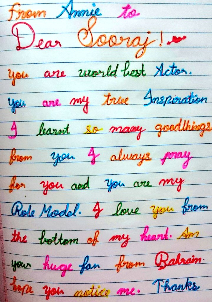 AroojNaseem11's tweet photo. @soorajpancholi9 Please read this letter once time Please baba #AskSooraj https://t.co/IgvjnfCpo2