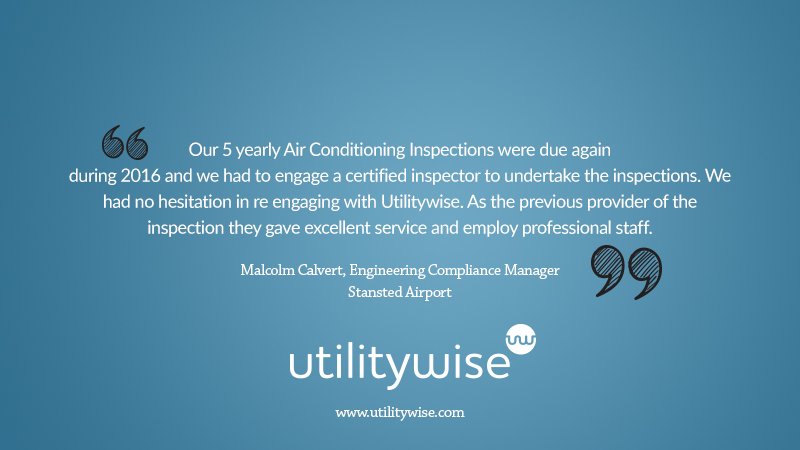 SimonBurnett4's tweet photo. Our team @utilitywiseplc can carry out your AC inspection and provide an excellent service to boot. Read more here https://t.co/JpqkiRzc9V https://t.co/HMSvjwLdTe