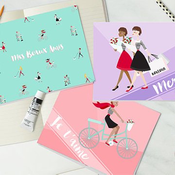 WhiteRabbitPres's tweet photo. Happy #BastilleDay ! #fbf to the Parisian themed cards and prints I illustrated last year #France #14juillet #FeteNationale #Paris https://t.co/CDIep1hSqM