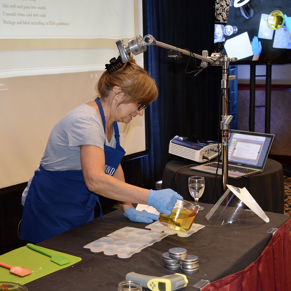 HandmadeCon's tweet photo. In the #HandmadeCon lotion making breakout, you'll learn all about handmade lotions. July attendees, are you excited?! https://t.co/GL3q8S2jFF