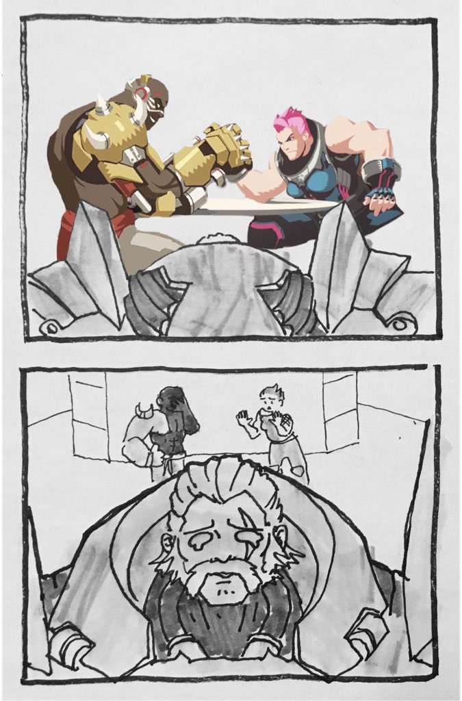 Every time I see Doomfist's arm wrestling spray I'm just like 