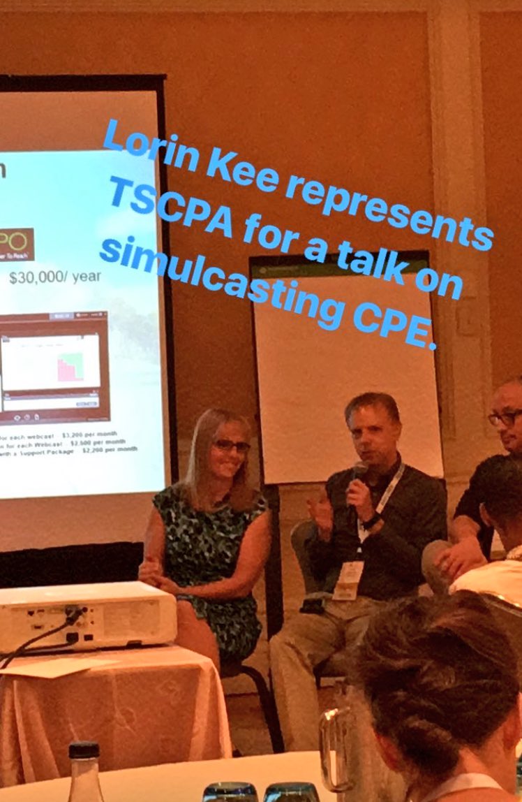 garrettmktg's tweet photo. How to use an auto tracker for your CPE web casting. #intchg17 @TSCPA https://t.co/M1lno53wQ3