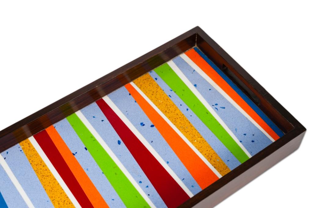 amalgamdesigns's tweet photo. Tray in colored resin and diagonal stripes overlay epitomizes who we are- Diagonally yours!
 #design #decor #HomeDecor #productivity https://t.co/rQuNDwePlj