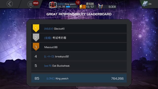 Leaderboards – Kabam