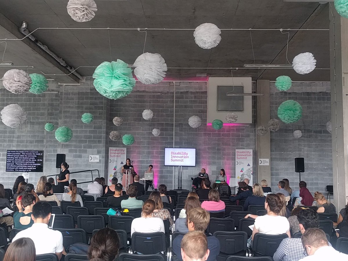 We are at the Global Disability Innovation summit in Stratford today. #DisabilitySummit  <a href="/GDIHub/">Global Disability Innovation Hub 💜</a>