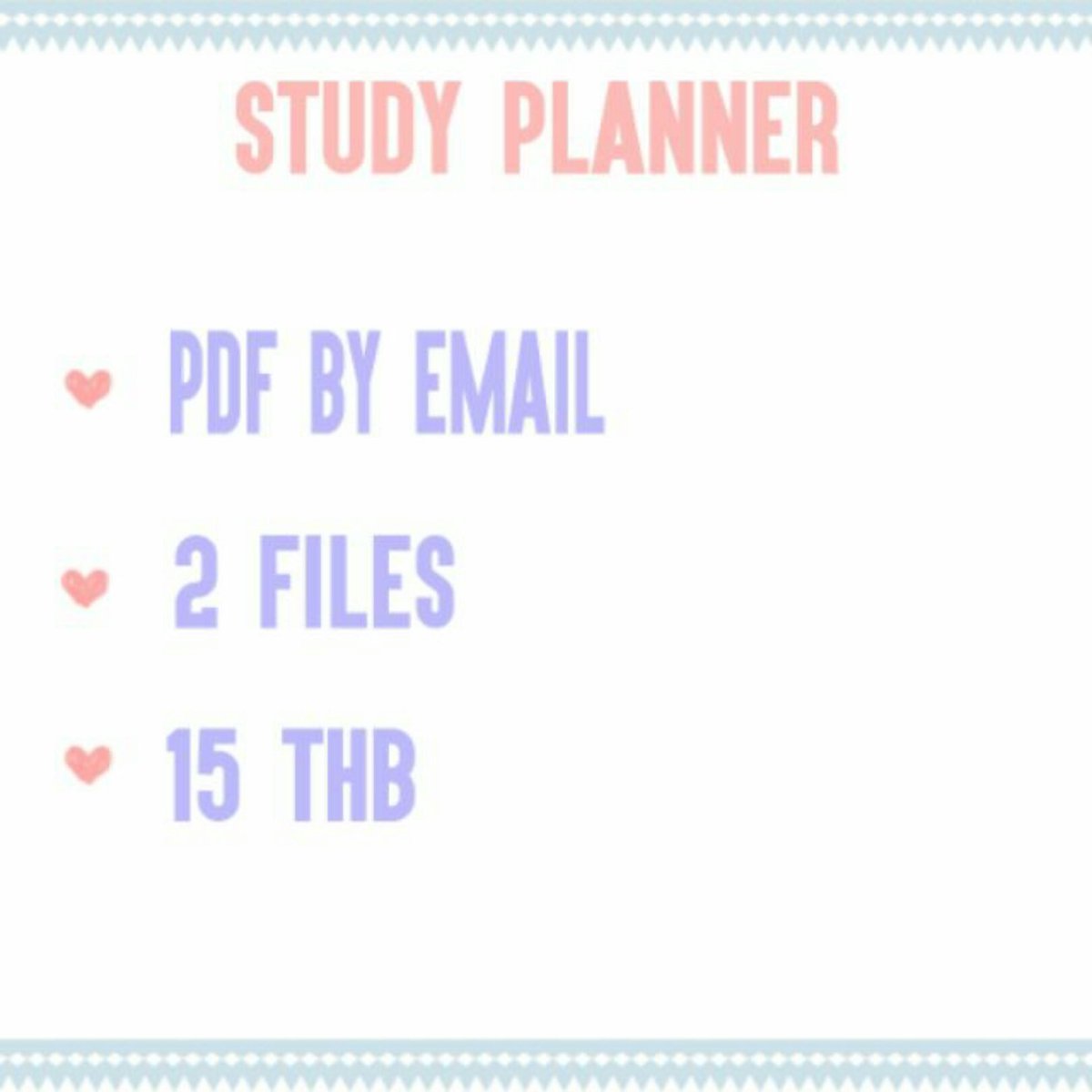 waadwithme's tweet photo. Study planer 
2ไฟล์ 15บาท
มีของแถม #planer #StudyIdeas https://t.co/gpK8OWkP2B