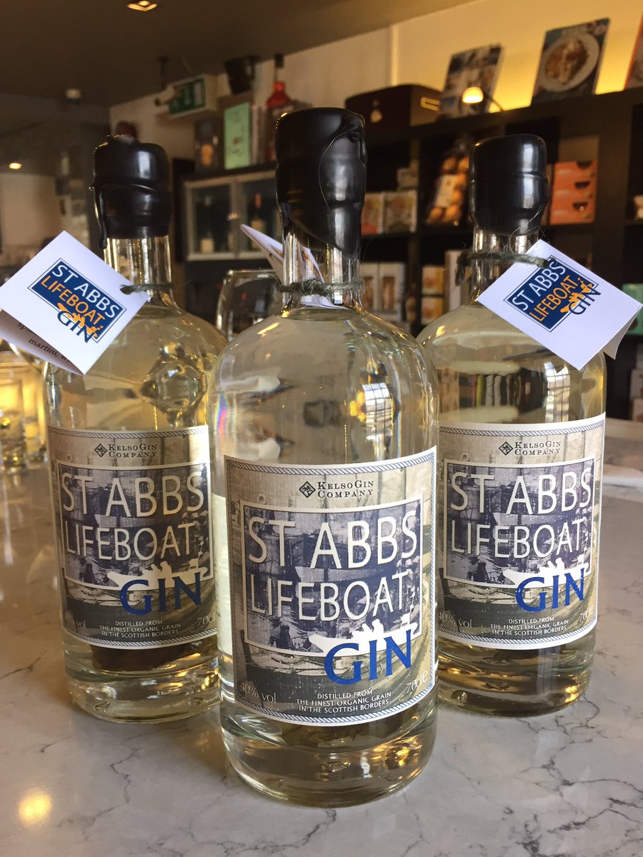 Super proud to now be stocking the fabulous <a href="/stabbslifeboat/">St Abbs Lifeboat</a> <a href="/kelsogin/">Kelso Gin Company</a> Gin! Pick up your bottle next time you're in to help show your support