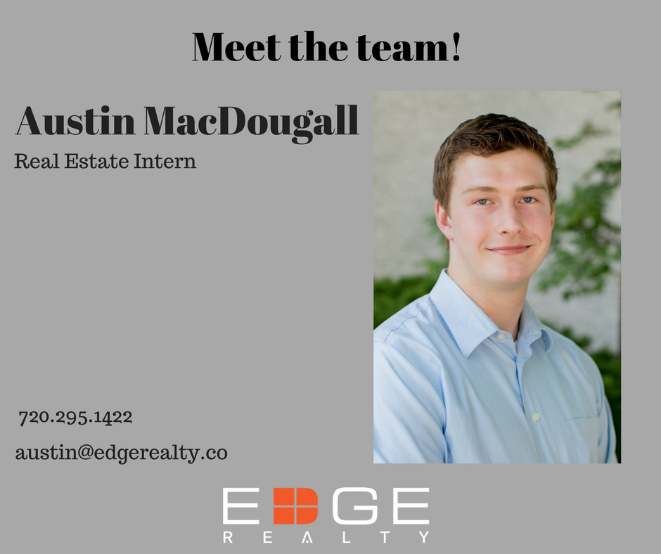 EdPratherRE's tweet photo. Meet our team! Our office couldn't run without Austin MacDougall, our Real Estate Intern. #RealEstate #Realty #Broker #EdgeRealty #Denver https://t.co/svN6QNne5u