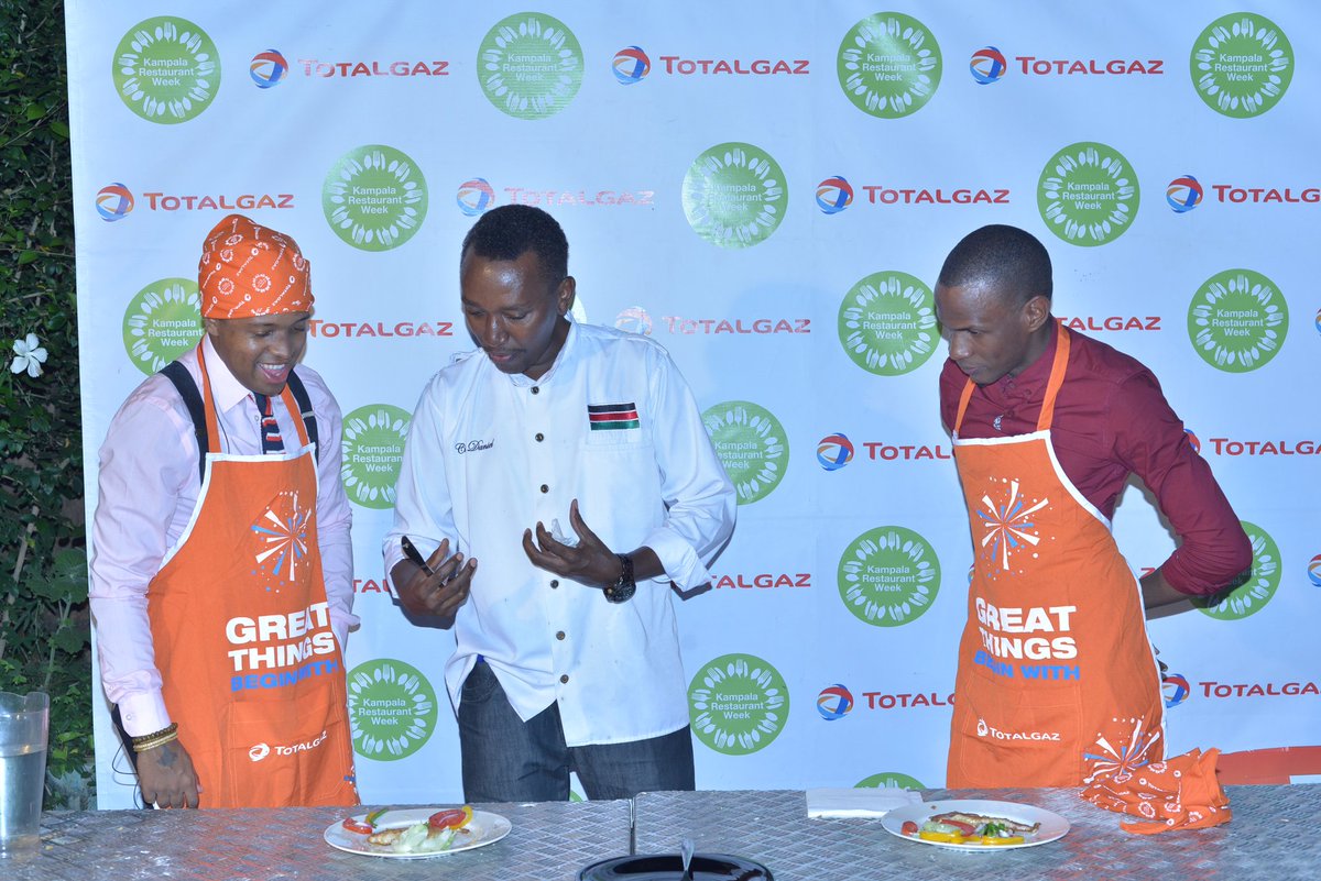 TotalEnergiesUG's tweet photo. The moment of truth.
#TotalGAZCookoff #KlaRestaurantWeek https://t.co/JwFM9BSBBi