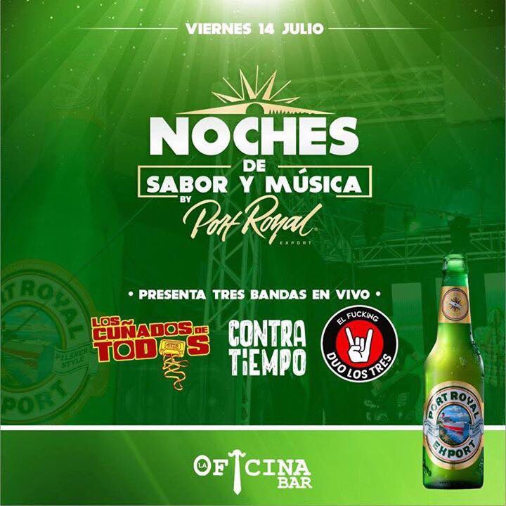 ElDuoLosTresHN's tweet photo. Es viernes y toca disfrutar de las “Noches De Música Y Sabor” de Port Royal…
#EFDLT junto a Los Cuñados y Contratiempo
8pm, GRATIS
🤘🏼😎🤘🏼 https://t.co/lI3gzWEHJr