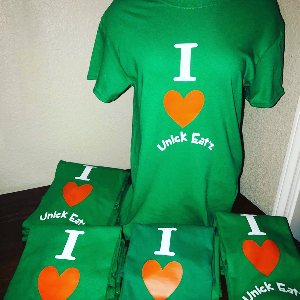Support Unick Eatz.Our Fan Shirts are now available thank you Danonja Denae Wheeler for all your support and creativity.
$25 Each
2 for $40