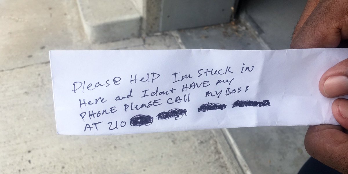 Man trapped in ATM sends old-school SOS after forgetting phone thenextweb.com/insider/2017/0…