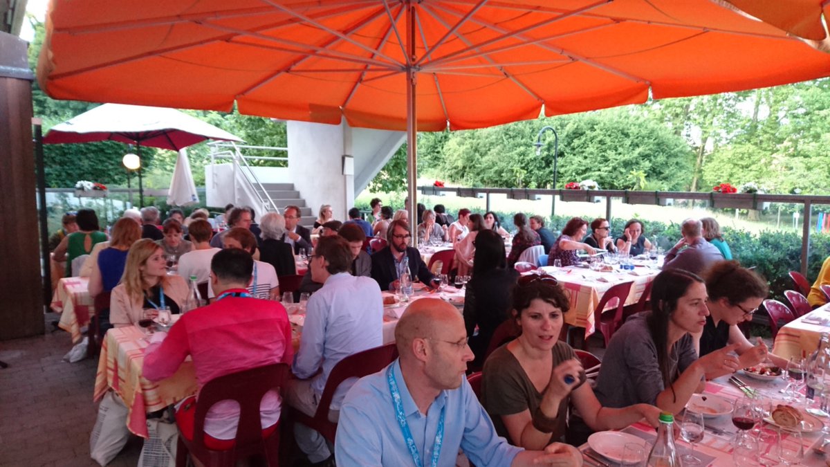 repro2017's tweet photo. "pour finir en beauté": closing dinner at the restaurant de Dorigny. Thanks to everyone for your presence @unil! #iawis2017 #repro2017 https://t.co/BSnzI7jEtM