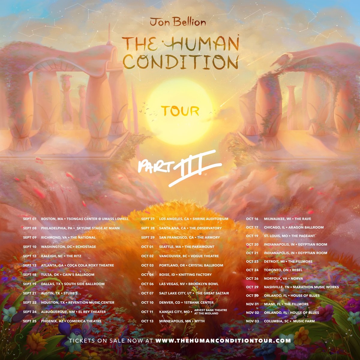 Jon Bellion The Human Condition Tour Setlist Jon Bellion The Human Condition Tour Setlist