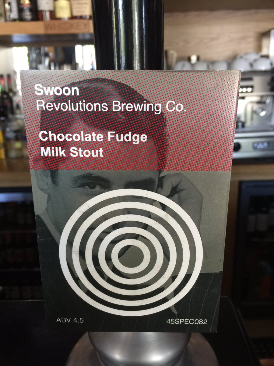 foundryhill's tweet image. Fresh on the tap today @foundryhill. #revolutionsbrewery #beer #chocolate