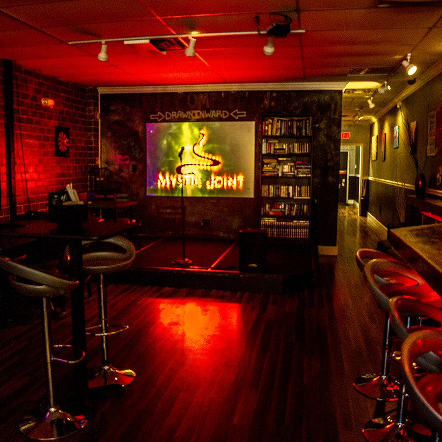 We are a social sanctuary, a place for freedom of expression where you can let your creativity out. Stop by for our spoken word.