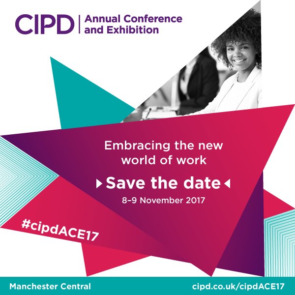 CIPD's tweet photo. We're excited to share this one with you! #savethedate 8-9 Nov, for #cipdACE17 (And it's our 70th year! 🎉) https://t.co/ix289WI8v0 https://t.co/yBeIRcCaiP