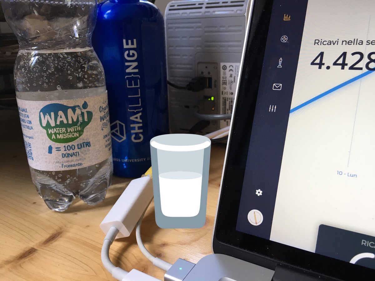 dynamitweet's tweet image. Qui nell'headquarter @dynamitick per dimenticare il caldo ci scoliamo la #wamiwater 1bottiglia = 100l di acqua a chi ne ha bisogno #change
