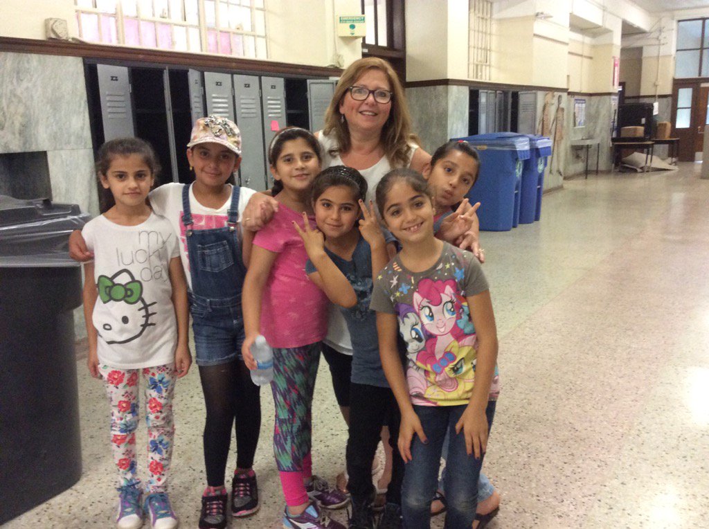 MrsIandolo's tweet image. Our Camp Wonder friends are so happy to see Mrs. Flynn.@JSzamburski @PrinceEdwardPS #summerlearningfun