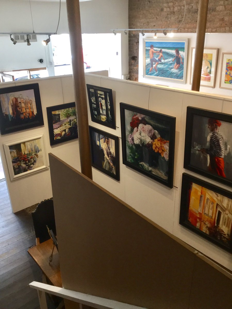 ByDistinction's tweet photo. @Cecilia_art lovin' our #CardiffCorner in the #gallery https://t.co/y5cNIRmiwb