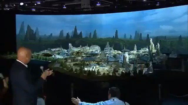 Disney unveils giant model of new Star Wars Land set for Disney World bit.ly/2tnFYlH https://t.co/dAEosAKZqJ