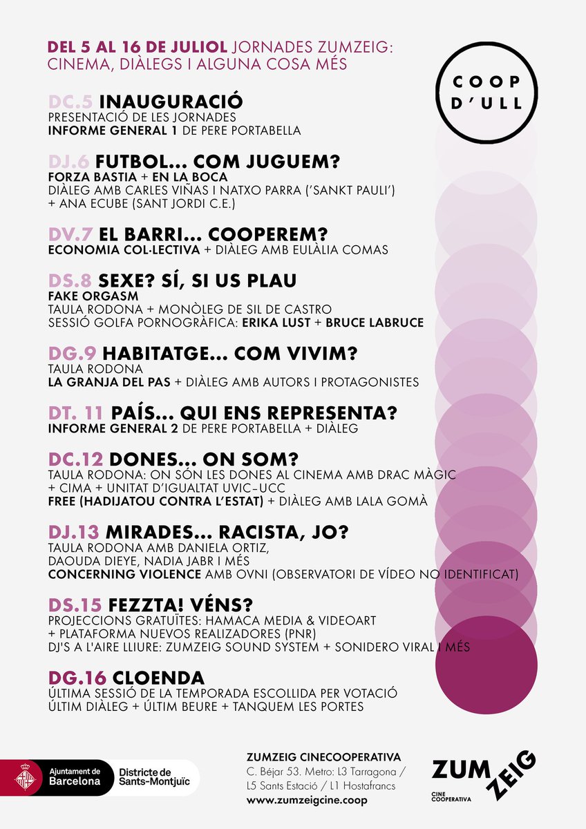 Qualitat_Aire's tweet photo. No et perdis #coopdull a @ZumzeigCinema: cinema independent amb propostes compromesses i el spot de https://t.co/iPLLLFHVbo https://t.co/ibYcYhv9XC