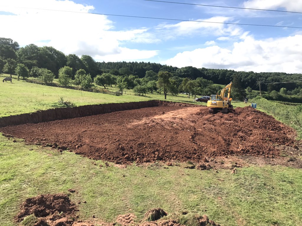 WPCequestrian's tweet photo. A 20m x 40m ménage we are currently building in Shropshire. The base isn't finished yet but we are getting there #equestrian #247equestrian https://t.co/PZMB4jUtcm