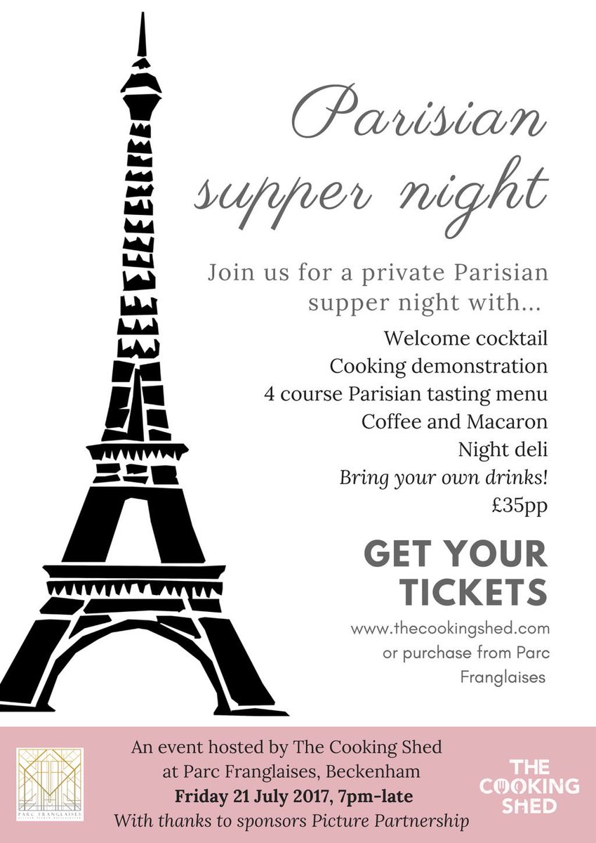Parc Franglaises (@parcfranglaises) on Twitter photo We're having a supper night! Purchase tickets in store or online. Comment for more info! <a href="/WoW_Bromley/">Reputably Bromley</a> <a href="/Beckenham/">BeckenhamTown 🇪🇺</a> <a href="/BeckenhamBuzz/">Beckenham Buzz</a> We're having a supper night! Purchase tickets in store or online. Comment for more info! <a href="/WoW_Bromley/">Reputably Bromley</a> <a href="/Beckenham/">BeckenhamTown 🇪🇺</a> <a href="/BeckenhamBuzz/">Beckenham Buzz</a>