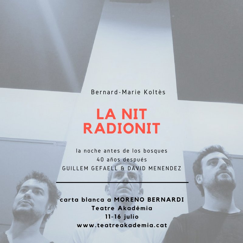 morenobernardi's tweet photo. "Más que nunca. Indispensable la asistencia a La Nit/Radionit." 
la critica de @fer_solla 
@teatreakademia 
https://t.co/jmUJf3lveg https://t.co/3j9Pv5AsHO