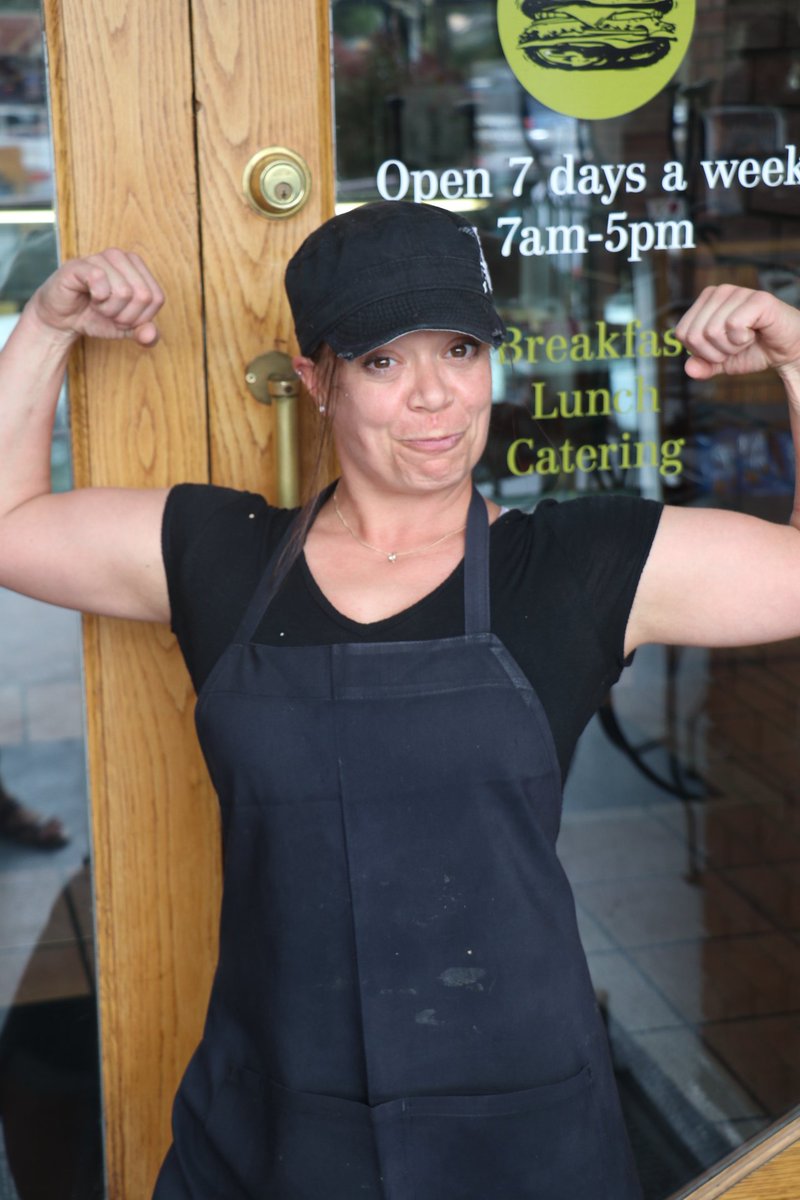 BCDBelleview's tweet photo. Meet Sarah, the GM of #BCDeli in Steamboat Spgs. Not only does she captain the “boat” she does it with backcountry style. #BackcountryDeli https://t.co/w1Cq9rCNKR