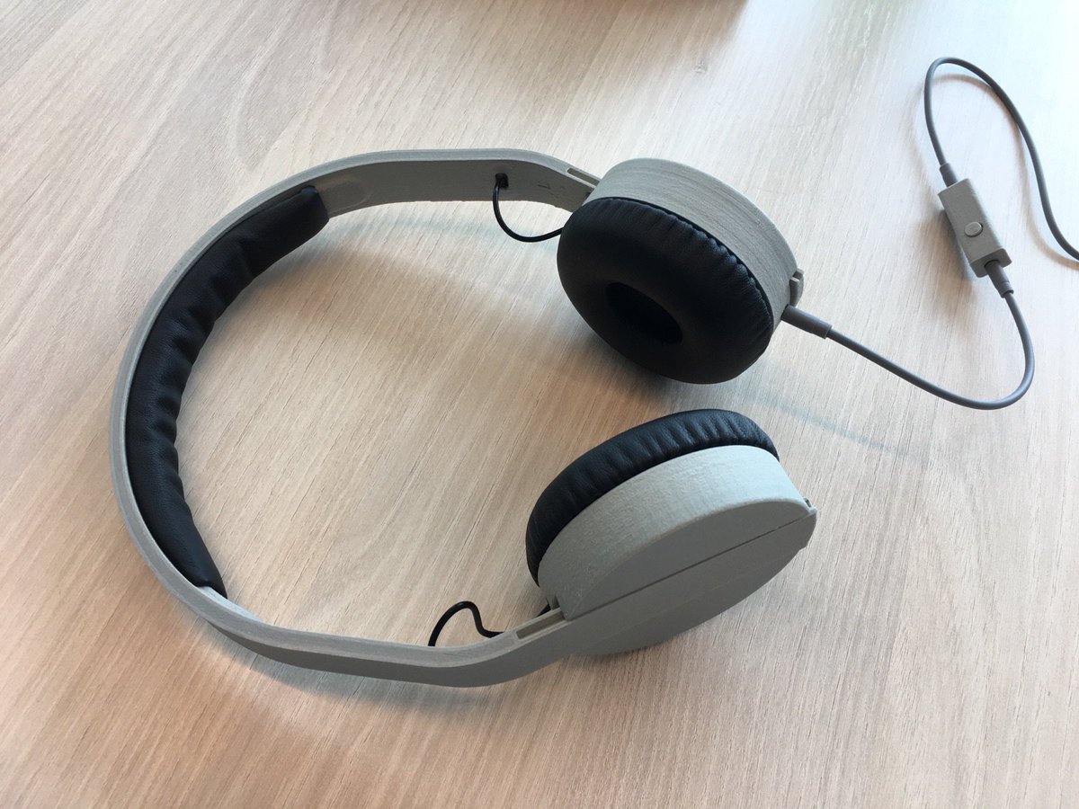 3D printed headphone from <a href="/printplus_diy/">print+ DIY products</a> #loveit !
