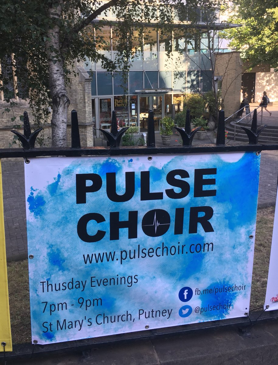 Chuffed is an understatement. Look out for our new banner. Join us for our next session on 27/07 for a free taster. #youCANsing #putney