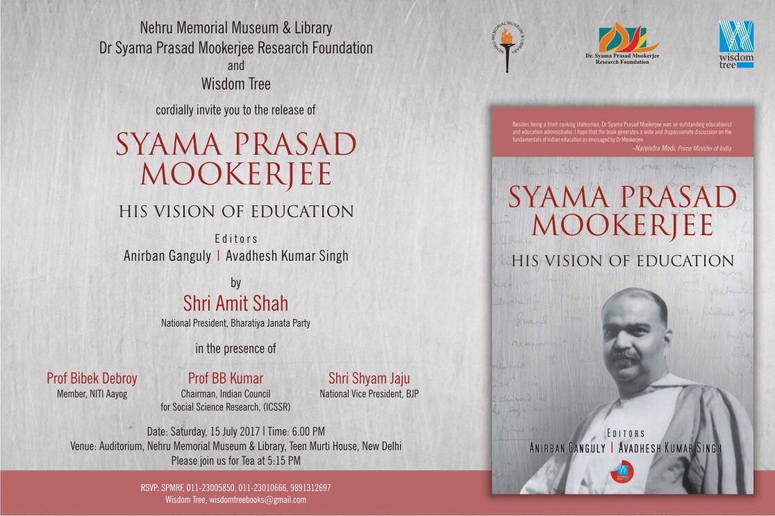 Invitation: Book discussion at NMML