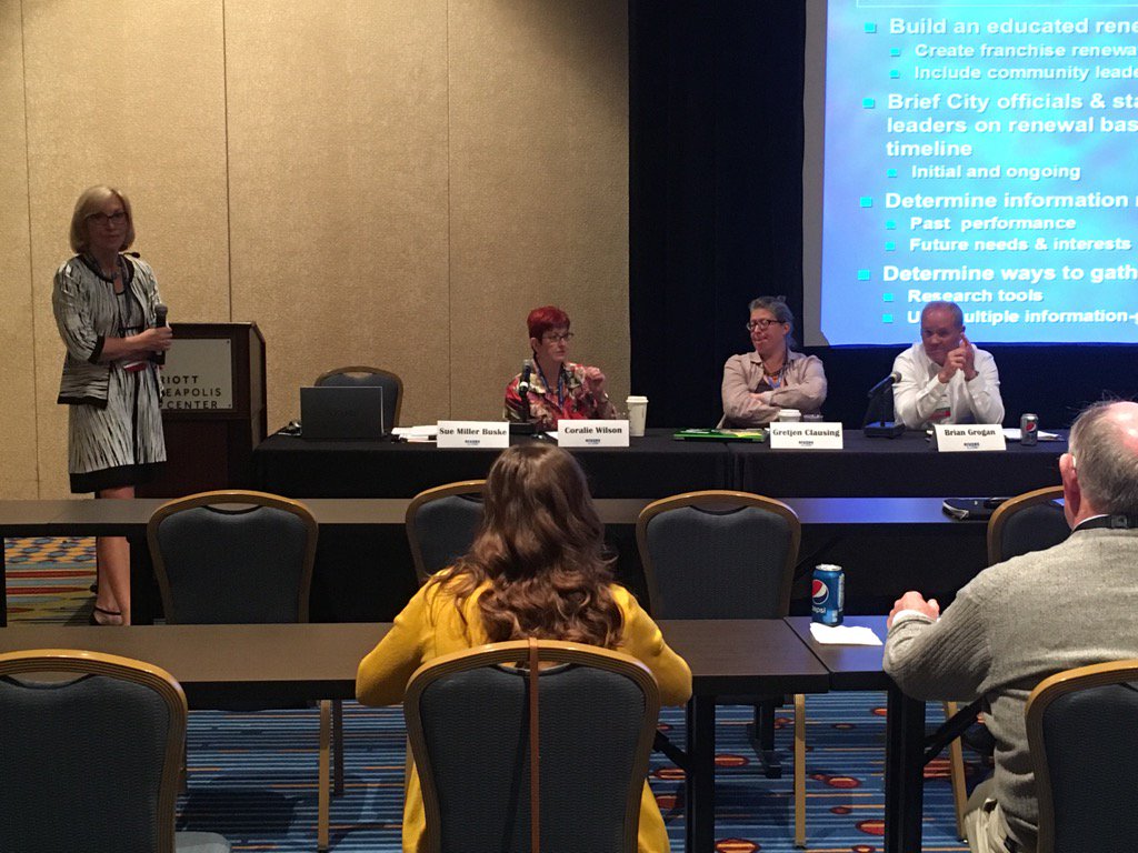 TownSquareTV's tweet image. Rock star panel @alliancecm #ACMmpls  on community benefits in recent franchises Cor, Sue, Gretjen &amp;amp; Brian