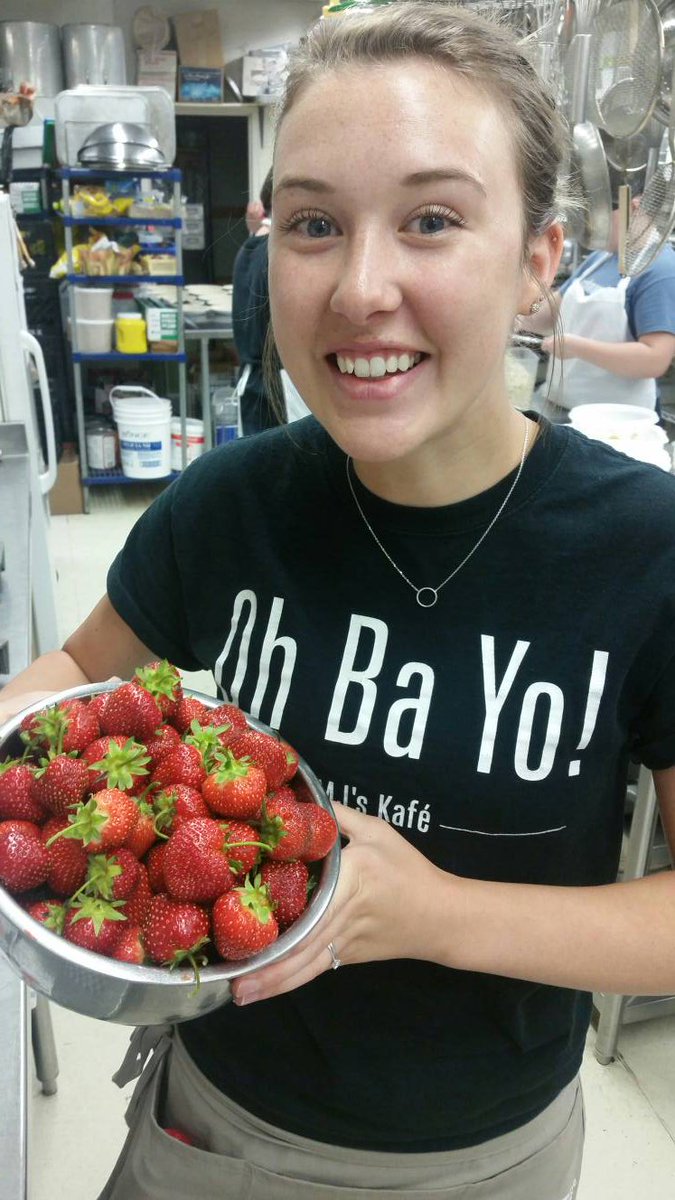 FRESH! FRESH! FRESH! Manitoba Strawberry waffle for lunch and breakfast tomorrow!  #OhBaYo #weekend